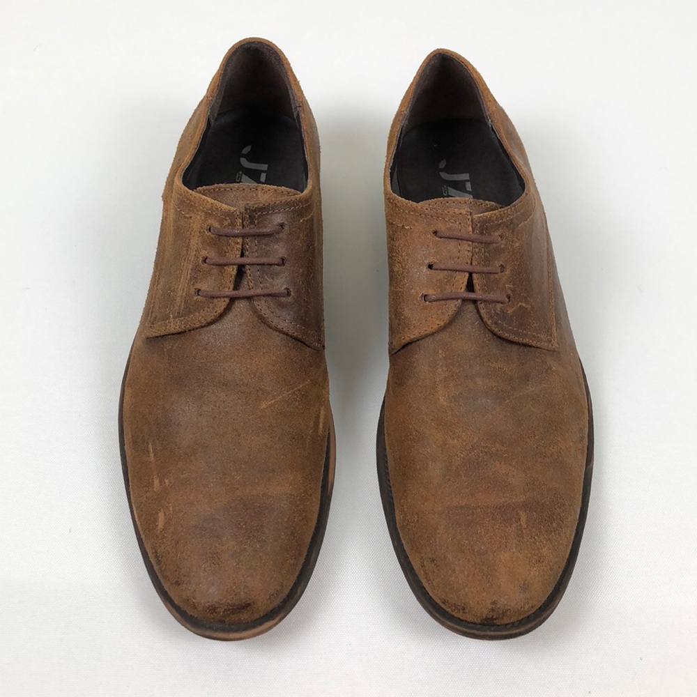 J75 by Jump Crosby Leather Oxford Brown 9.5